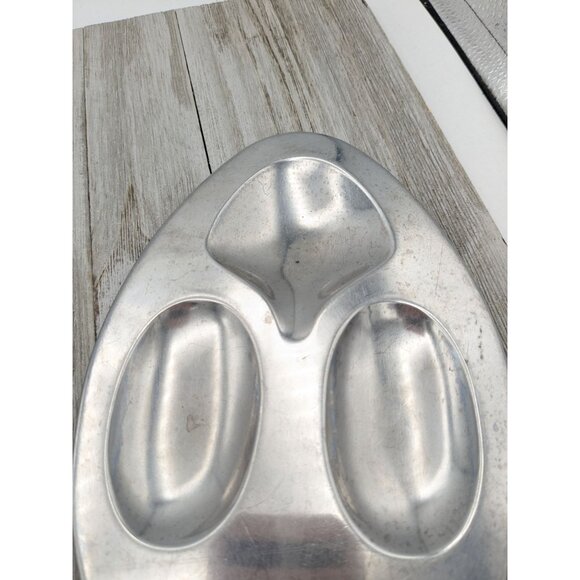 Vintage Vernco #1 Stainless Steel Spoon Rest Egg Shaped 8 1/4" Japan - Picture 6 of 6